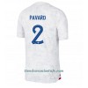 Camiseta de fútbol Francia Benjamin Pavard 2 Segunda Equipación Mundial 2022 - Hombre